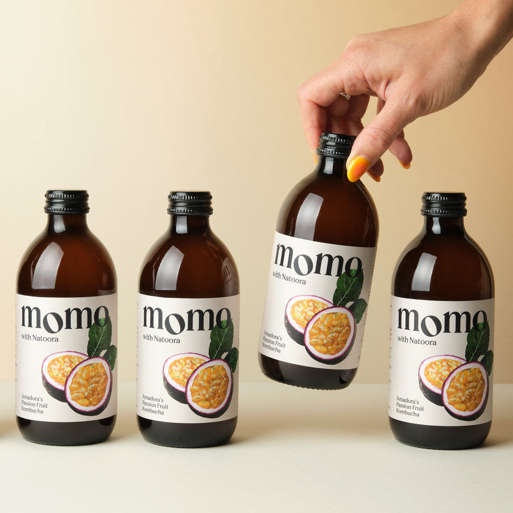 Amadora's Passion Fruit Kombucha