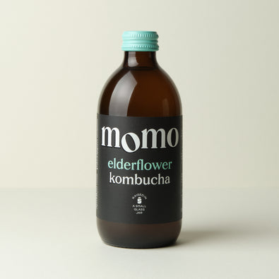 Organic Elderflower Kombucha by MOMO | Raw, Unfiltered